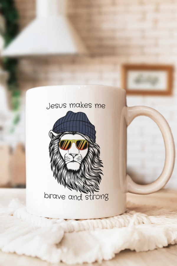 Swota Jesus makes me brave and strong kereszteny bogre