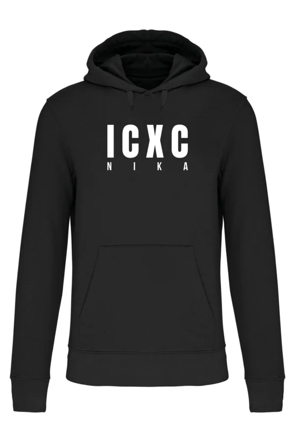 ICXC NIKA férfi kapucnis pulóver