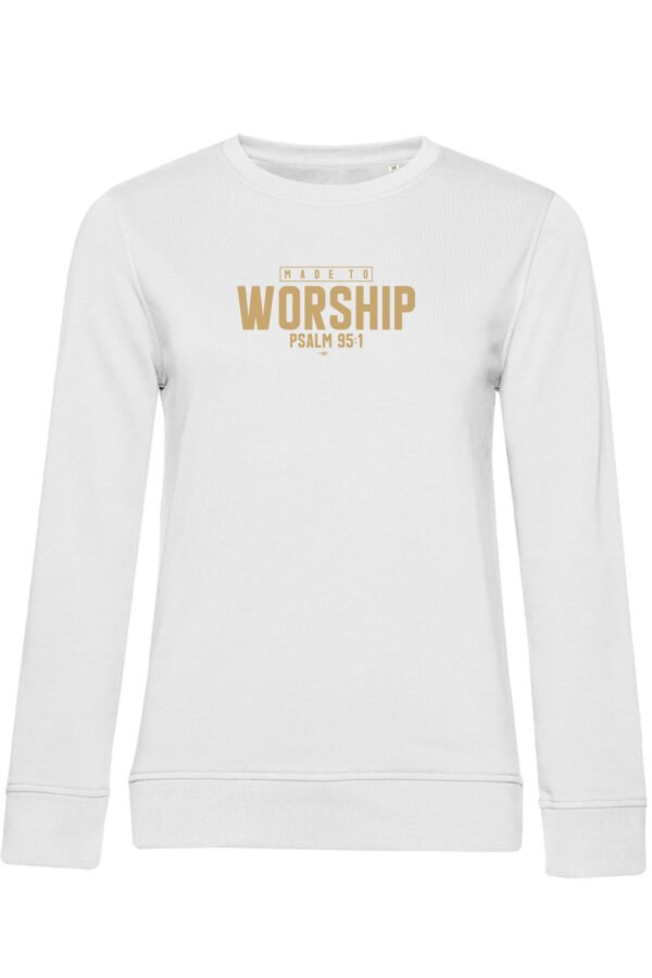 Made to worship női környakú pulóver